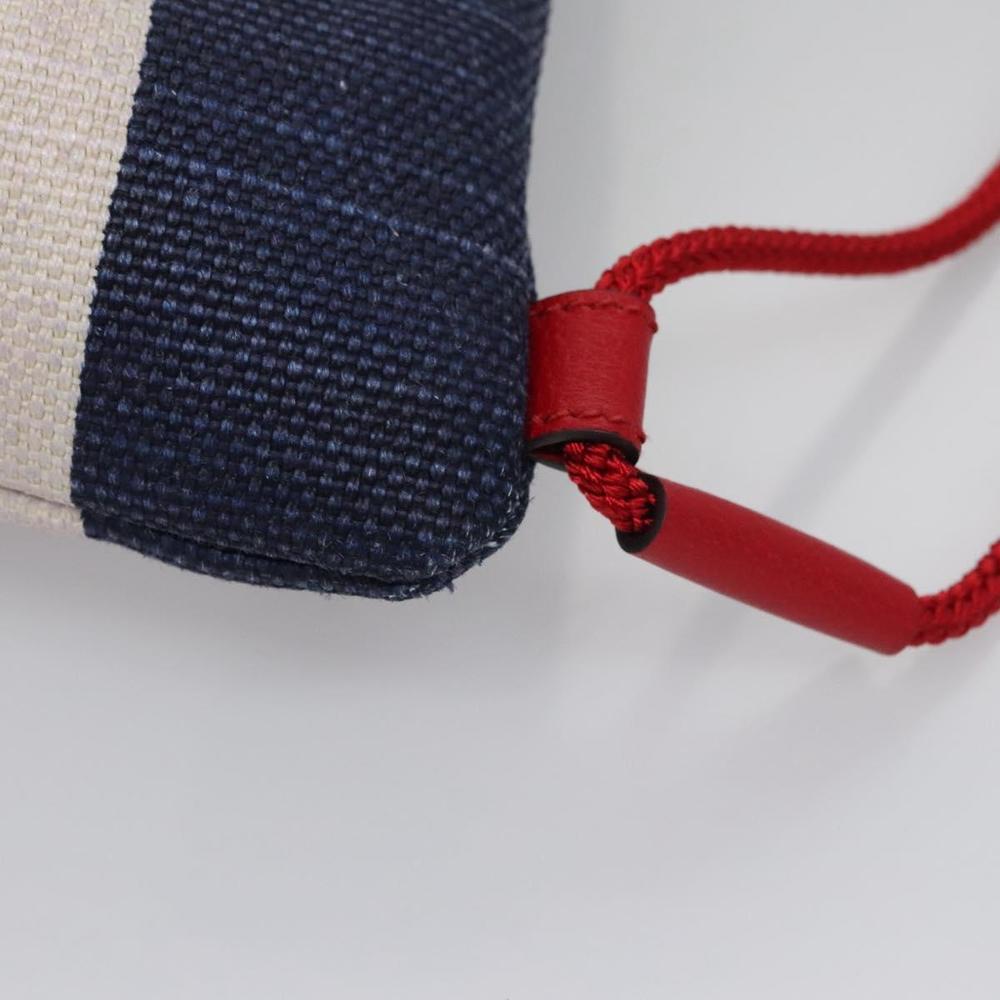 GUCCI Backpack Canvas Red Navy 473872 Auth BA150 - Picture 14 of 16